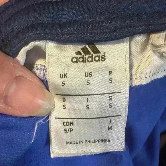Men’s Adidas Shorts. Blue. Midwest United Logo. Size Small. 7.5 “ Inseam. - Picture 3 of 6